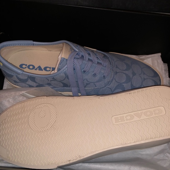 Coach Citysole Skate Sneaker in Light Wash - Picture 8 of 10